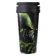 Alien Glowing Alien Head Travel Mug